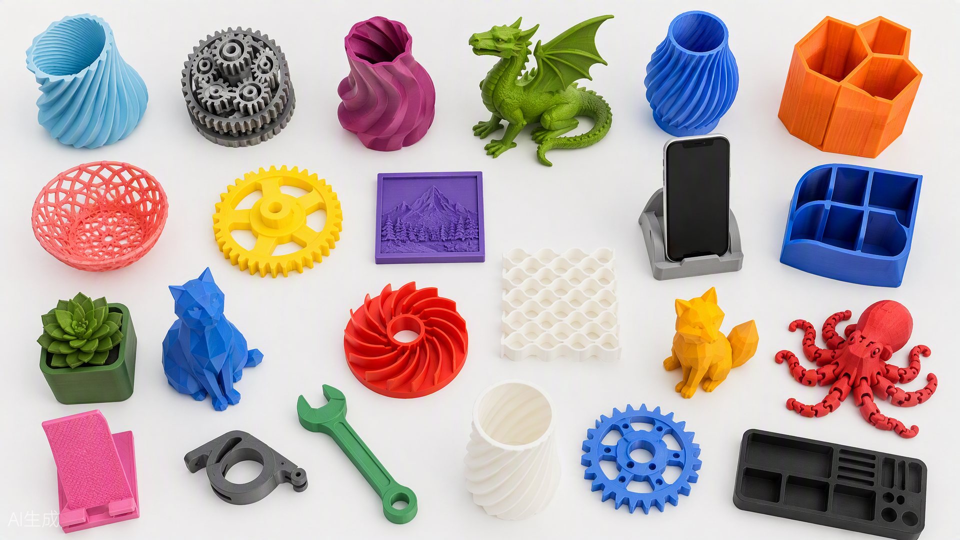 Готовые 3D-печатные изделия — галерея работ Print3D Гродно